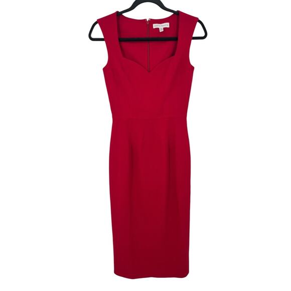 Dress the Population dress Elle Sheath red size X-Small XS - Picture 1 of 5